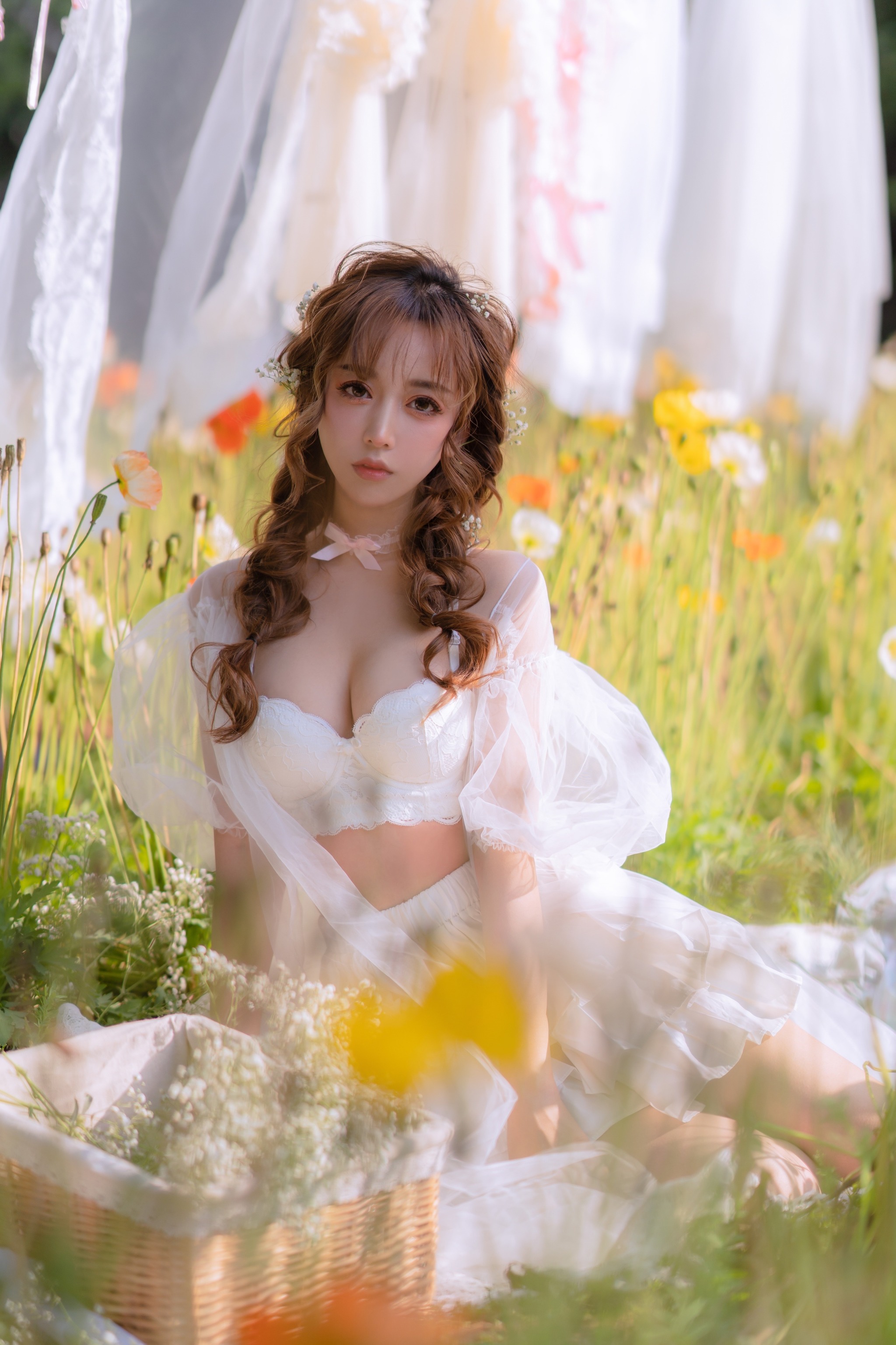 图片[1]-过期米线线喵 – NO.122 夏日限定 – 晒衣服 [41P]-XikXak